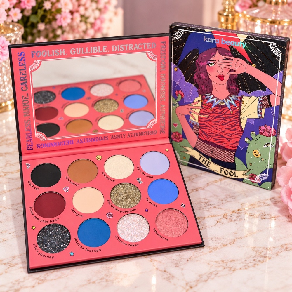 Kara Beauty The Fool Creative Beauty Palette 12 Shade Eyeshadow Tarot Collection